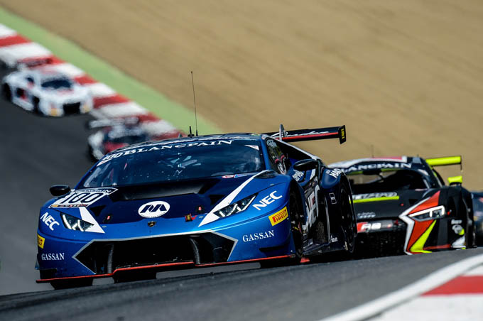 Lamborghini Leusden Blancpain Sprint Series op Brands Hatch Jeroen Mul en Max van Splunteren